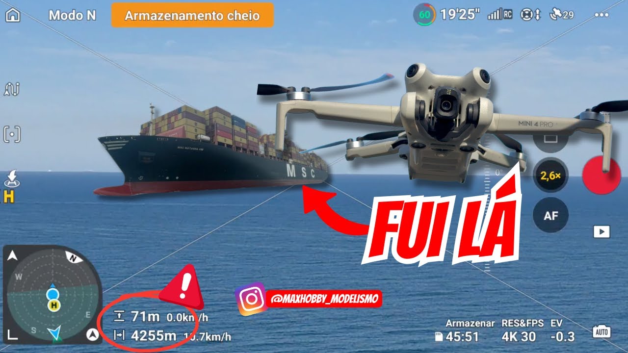 A missão mais arriscada que já fiz com meu drone!