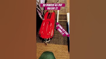 3d printed outrigger rc boat !!! Took about 5 days to print everything !!!