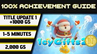 Icy Gifts 2 Title Update 1 100% Achievement Walkthrough * 1000GS in 1-5 Minutes *