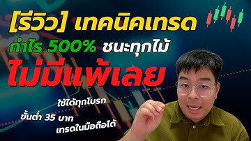 [รีวิว] เทคนิคเทรด Binary option กำไร 500% ไม่มีแพ้เลย