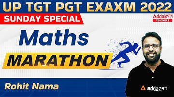 UP TGT PGT Maths Classes 2022 | TGT Maths Marathon | By Rohit Nama