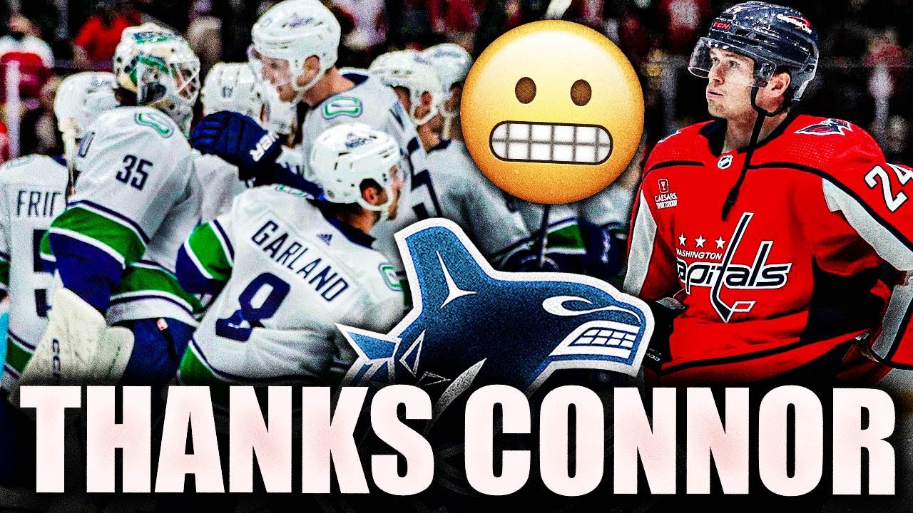 THE CANUCKS GET A GIFT FROM CONNOR McMICHAEL: JT MILLER OVERTIME WINNER ...