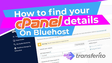 How to find your cPanel details on Bluehost | WordPress Migration Tutorial - Transferito