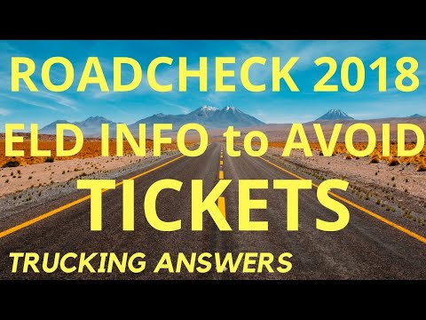 ROADCHECK 2018-ELD rules you may not know about