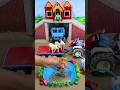 Cleaning Animals ASMR video mini tractor water pump cow, sheep, dog #shorts
