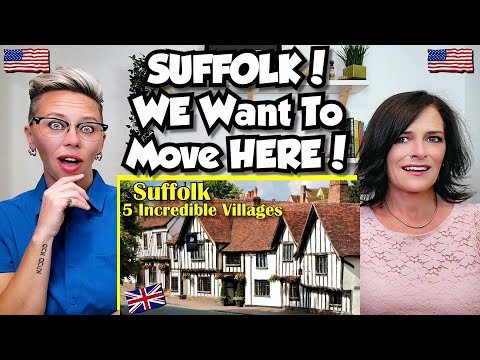 American Couple Reacts: Suffolk England! MUST Visit Villages! FIRST TIME REACTION! GORGEOUS PLACE!