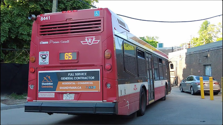 TTC 65 Parliament Bus Ride #8441 from King East and Parliament to Castle Frank Stn (May 18th, 2024)
