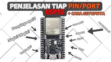 PENJELASAN SEMUA PINOUT ESP32 ❕❗❕❗