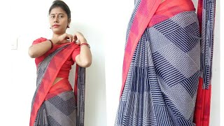 Saree Drape Ulta Palla Style In 5 Minutes