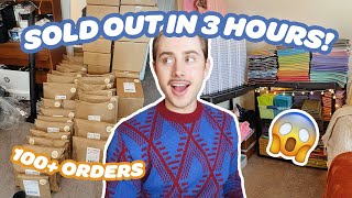 MY BIGGEST ETSY LAUNCH! 😱 STUDIO VLOG