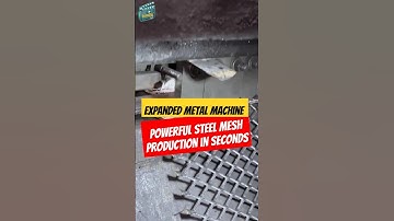 Expanded Metal Machine: Powerful Steel Mesh Production in Seconds
