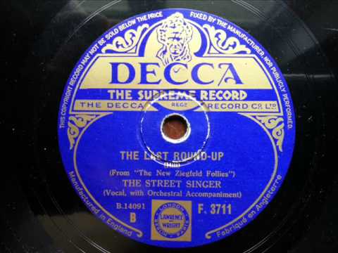 Arthur Tracy — ARTHUR TRACY (THE STREET SINGER) - The Last Round-Up
