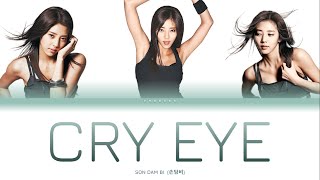 Son Dam Bi - Cry Eye Color Coded Lyrics (Eng/Rom/Han/가사)