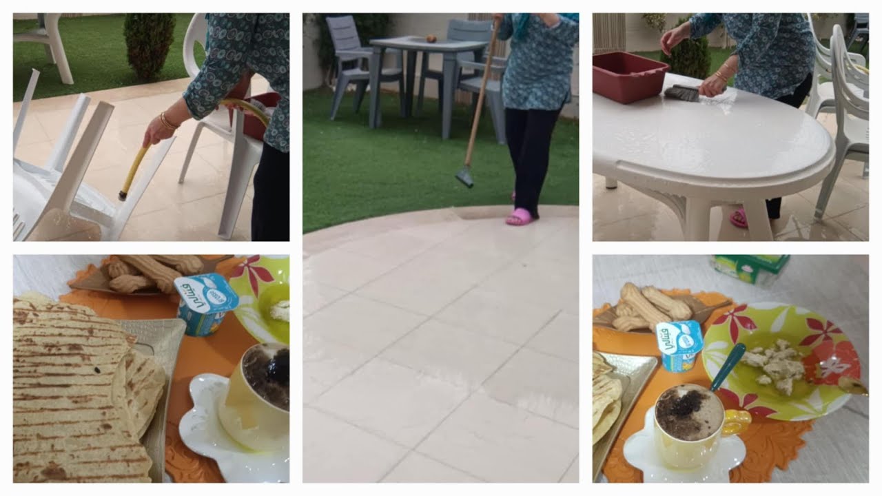 ملاوي تونسي 🇹🇳 مورق مع شوية زيت وشامية بنة عالمية 💯 غسلتهم ورتحت منهم بديت نحظر لقعيدة في الفيراندا