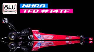 NHRA TFD (Top Fuel Dragster) #14TF Tony Stewart Blue and Red (2025) 1/24 Diecast Model by Auto World