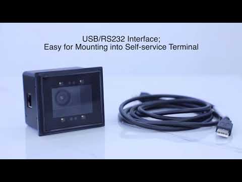 Rakinda RD4500-20 Fixed Mount 2D Barcode Scanner Mobile Screen QR Code Reader