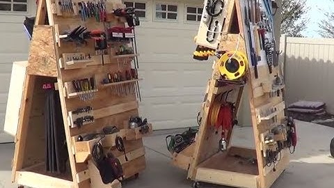 Fun with Robotics - EP 1: Shop organization, French cleat tool wall for the garage