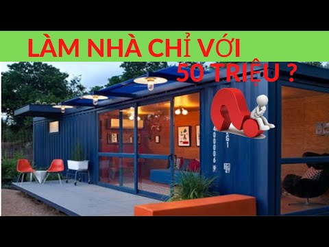 TRÊN TAY MÃU NHÀ CONTAINER SIÊU ĐẸP CHỈ TỪ 50 TRIỆU