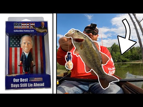 Fishing with our 46th President (Joe Biden Lure) 