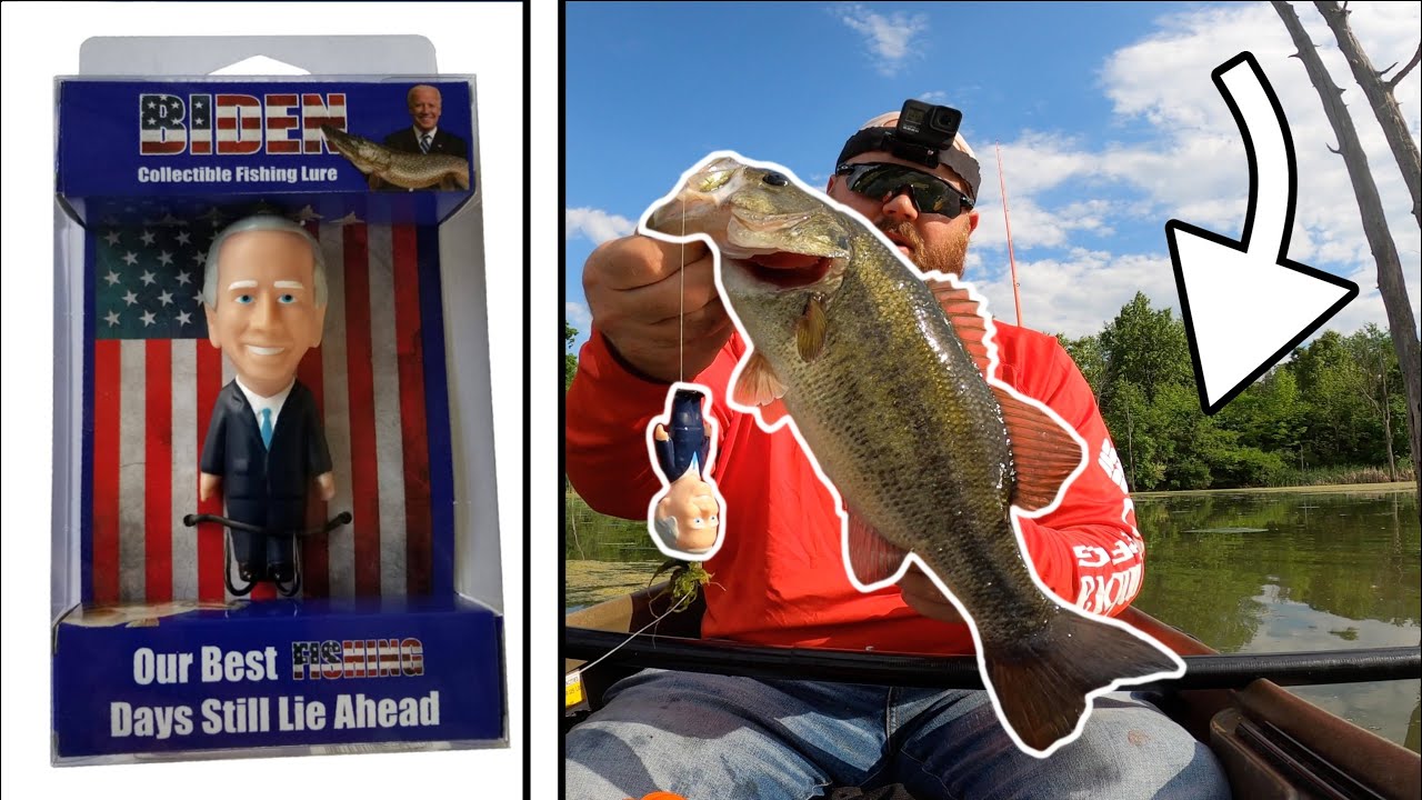 Fishing with our 46th President (Joe Biden Lure) 