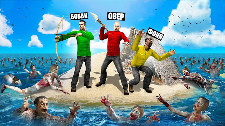 7 DAYS OF SURVIVAL ON THE ISLAND IN THE ZOMBIE APOCALYPSE! SCARY ZOMBIE APOCALYPSE IN Garry`s Mod