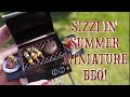 Customize A Town Square Miniature BBQ Grill &amp; MAKE Grilled Veggies and STEAK!