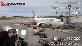 Qantas Business Class [COVID] - Darwin to Sydney - Boeing 737-800