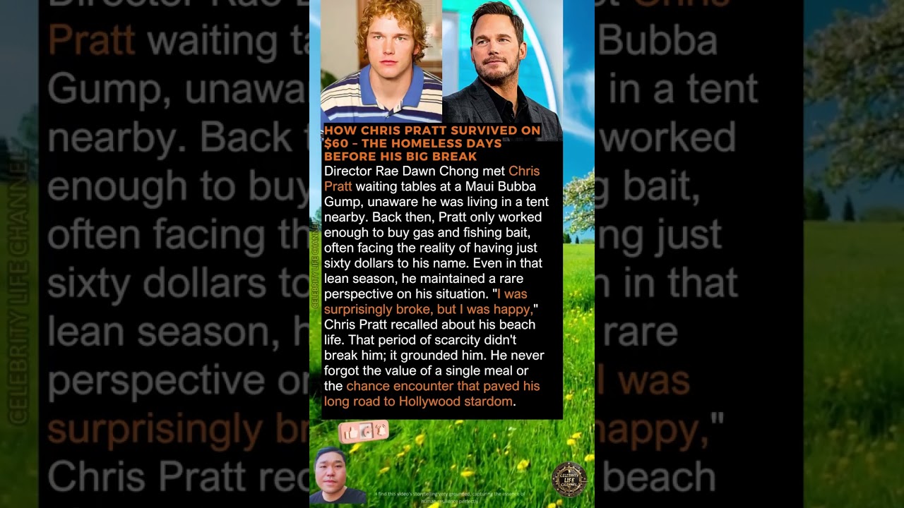 How Chris Pratt Survived On $60 – The Homeless Days Before His Big Break