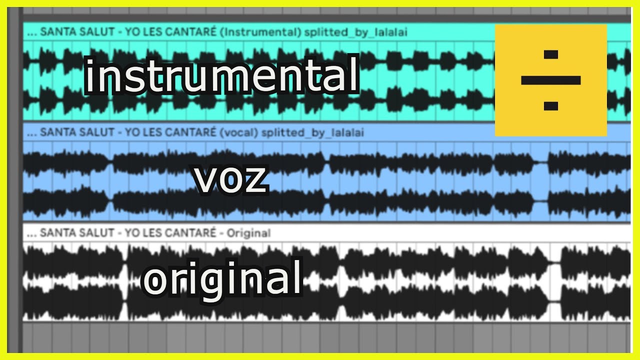 🔥 Como SACAR la VOZ e INSTRUMENTAL de cualquier cancion GRATIS