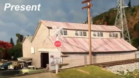 Model RR N Scale Update #39 - Scratch built cardboard "The Cellar Lumber Co."