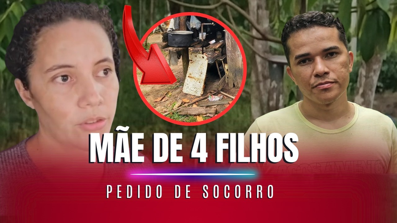 URGENTE  Mãe de 4 filhos faz apelo desesperado por ajuda