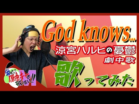【男が原曲キーで】God knows... 真面目に歌います【涼宮ハルヒの憂鬱】