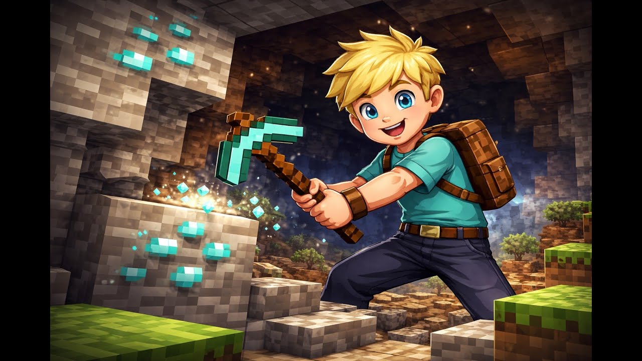 Mister 95 tente le mode survie de Minecraft