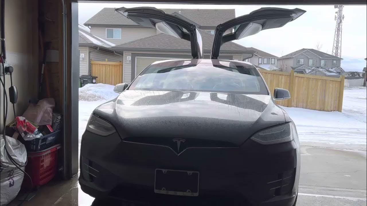 Tesla Model X Light Show Falcon Wing YouTube