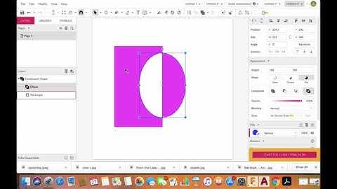 Compound Shapes in Gravit Designer