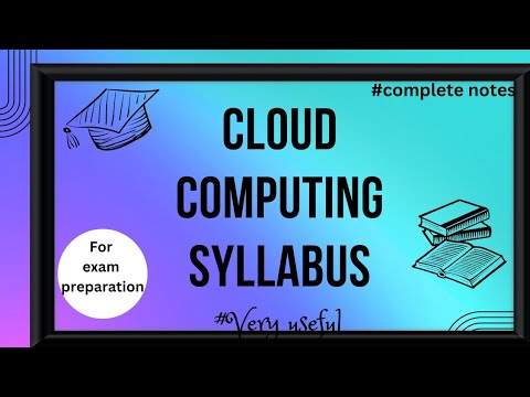 BSC computer science syllabus sem-6(introduction to cloud computing)
