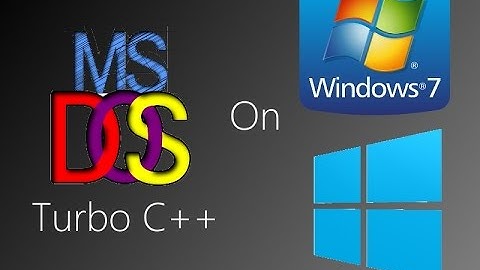 How to run Turbo C++ in full screen with modified dos box mounting on Windows 8/7