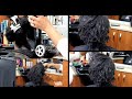 How to round brush thick natural hair!