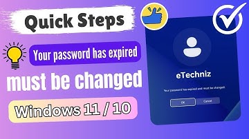 How to Fix Your password has expired and must be changed Windows 11 / 10 ( 2025 )