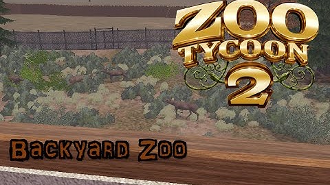 Zoo Tycoon 2: Backyard Zoo Part 1 - An Entrance and Antlers!