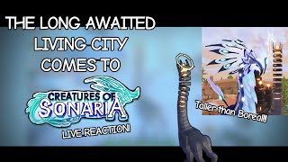 TURRIM arrives to Creatures of Sonaria!! | Live Reaction