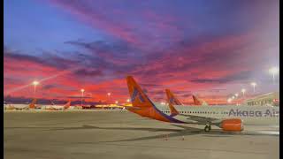 Beautiful Evening at Kempegowda International Airport Bengaluru with Akasa Air #qp1110 #akasaair