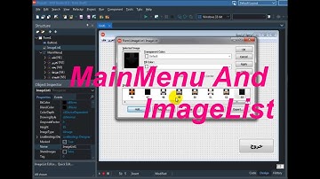 تعلم البرمجة في الدلفي║2-5 ربط المكون مان ميني بالصور║Learn Programming Delphi   ImageList-MainMenu