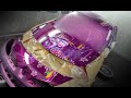 How to paint a car - guide from start to finish - purple airbrush on top