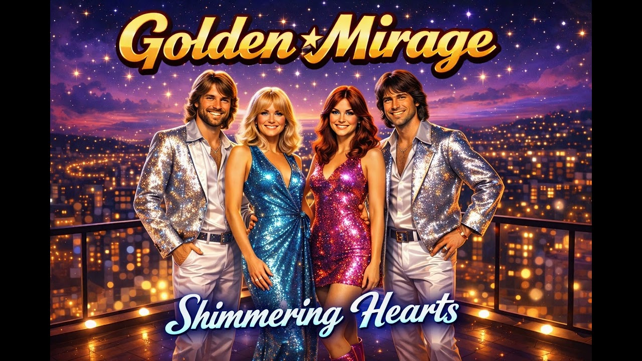Golden Mirage – Shimmering Hearts | 70s Disco Pop Hit