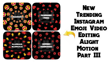 Emoji Video Editing Instagram Trending Video 🔴VK STUDIO தமிழில்