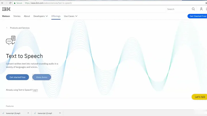 IBM Watson Text to Speech | Artificial intelligence #48