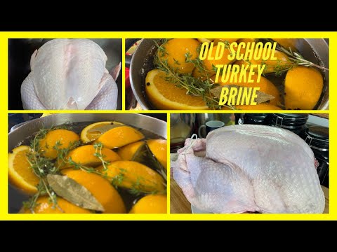 The Key  to Achieve a Juicy  Roast Turkey /HOW TO MAKE AND BRINE A TURKEY/OLD SCHOOL TURKEY BRINE