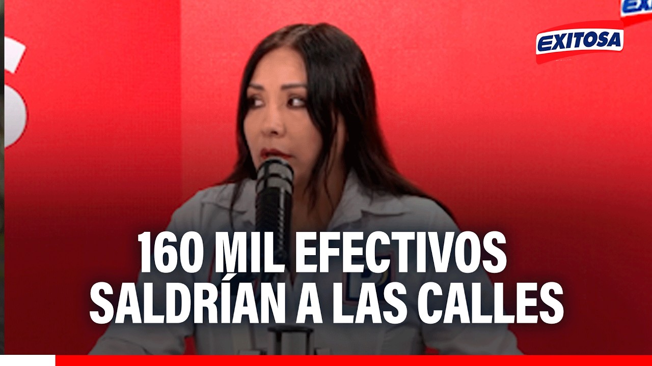 🔴🔵Podemos Perú propone duplicar presencia policial en las calles, señala Cecilia García