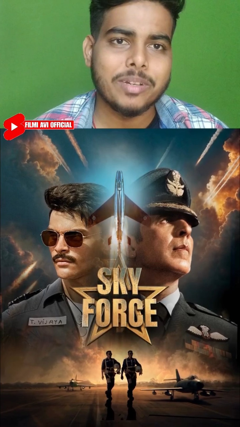 Akshay Kumar New Movie | Sky Force Motion Poster Reaction Video | #shorts #remix